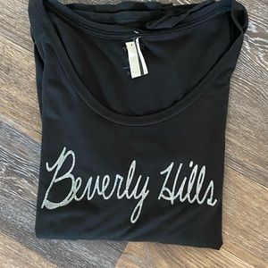 Beverly Hills long sleeve tee with tags